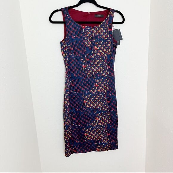 NWT ESPIRIT Geometric Shift Dress - Picture 2 of 10
